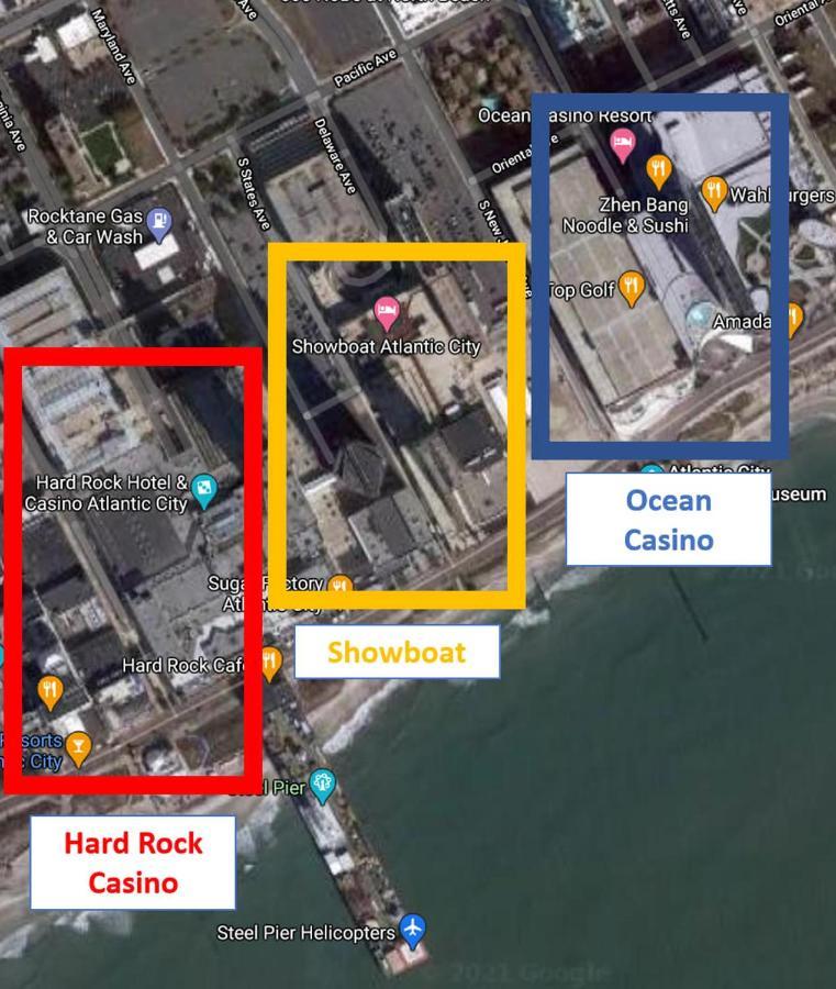 Cozysuites At Showboat Spacious 2Br 3Ba Ocean Front Condo Atlantic City Eksteriør billede